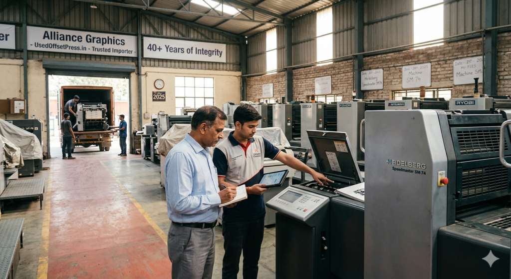 used offset printing machine